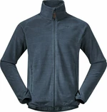 Bergans Hareid Fleece Jacket NoHood Orion Blue S Sweat à capuche outdoor