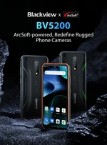Original Blackview BV5200 4G Rugged Phone 4GB 32GB 5180mAh Smartphone IP68 Waterproof Android 12 NFC Mobile Phone