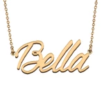Bella Custom Name Necklace Customized Pendant Choker Personalized Jewelry Gift for Women Girls Friend Christmas Present