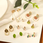 2022 New Ear Clips Without Ear Holes Temperament Ring-Shaped Fashion Jewelry Earrings Various Styles for Girl Women Party Gifts