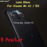 5 Pcs/Lot For Xiaomi Mi A1 5X Mi5X MiA1 M5X 5.5" Ultra Thin Clear Back Camera Lens Protector Soft Tempered Glass Protective Film