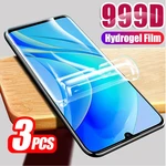 3PCS Full Cover Hydrogel Film For Honor X8 X6S X9 X5 X8a X7a X9a 5G Screen Protector For Huawei Nova Y91 Y91 Y61 Y90 Y70 Plus