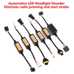 DC 9V-36V LED Canbus Decoder Car Headlights Error Free Resistor H1 H3 H4 H7 H9 H11 Adapter Warning Canceller Autos Accesorios
