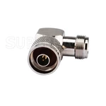 Superbat 5pcs N Adapter N Male to N Female Right Angle RF Coaxial Connector