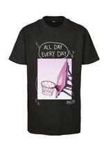 Children's black t-shirt for the whole day every day