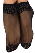 Noviti SN 035 W 01 krajka černé Dámské ponožky 36/41 černá