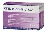 BD Micro Fine Plus inzulínové ihly 31 g ihly do aplikátorov inzulínu 10 x 10 ks