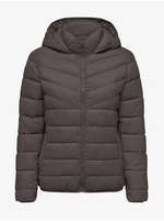 Dark gray ladies quilted jacket ONLY Tahoe - Women