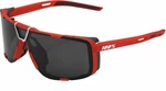 100% Eastcraft Soft Tact Red/Black Mirror Okulary rowerowe