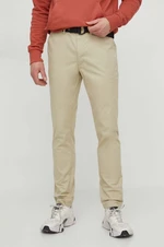 Kalhoty Calvin Klein pánské, zelená barva, přiléhavé, K10K110979