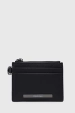 Kožená peněženka Calvin Klein černá barva, K50K511670