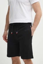 Bavlnené šortky Rossignol čierna farba, RLKMP21