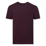 Burgundy Men's T-shirt Pure Organic Russell