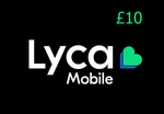 Lyca Mobile £10 Gift Card UK