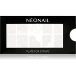 NEONAIL Stamping Plate šablóny na nechty typ 01 1 ks