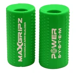 POWER SYSTEM gripy na posilovací tyč MAX GRIPZ GREEN vel.M 2 ks