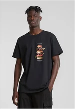 Black burger t-shirt