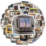 10/50Pcs Vintage Art Retro Television Computer Sticker for Suitcase DIY Laptop Guitar Skateboard Fridge Phone Stickers Gifts