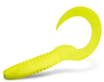 Delphin gumová nástraha twistax  eel tail uvs yella 5 ks -  6 cm