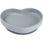 canpol babies Heart tanier s prísavkou Grey 1 ks