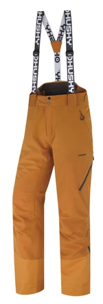 Husky Mitaly M L, mustard Pánské lyžařské kalhoty