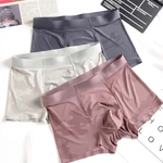 3pcs Fashion Man Boxers Bodysuit Undershorts Breathable Men Underwear Comfortable Traceless Youngman Undershorts L-4XL
