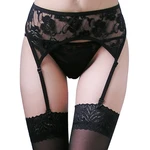 Sexy Women Ultrathin Wedding Garter Lace Top Sheer Thigh Suspender Belt Gorgeous Elastic Waist Garters Girls Suspenders