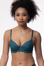 Podprsenka push-up plunge Dorina D001999LA038 - DORBL0087/modro-zelená / 75B DOR1D031-BL0087