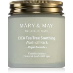 MARY & MAY Cica Tea Tree Soothing minerální čisticí jílová maska pro zklidnění pleti 125 g