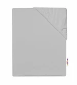 Baby Nellys Dětské jersey prostěradlo do postýlky - sv. šedá, 120x60cm