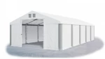 Garážový stan 8x8x4m střecha PVC 560g/m2 boky PVC 500g/m2 konstrukce ZIMA Bílá Bílá Šedé,Garážový stan 8x8x4m střecha PVC 560g/m2 boky PVC 500g/m2 kon