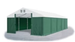 Garážový stan 4x6x2m střecha PVC 560g/m2 boky PVC 500g/m2 konstrukce ZIMA Zelená Bílá Zelené,Garážový stan 4x6x2m střecha PVC 560g/m2 boky PVC 500g/m2