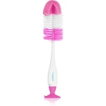 BabyOno Take Care Brush for Bottles and Teats kartáč na čištění 2 v 1 Pink 1 ks BabyOno Take Care Brush for Bottles and Teats kartáč na čištění 2 v 1 Pink 1 ks
