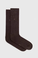 Ponožky Tommy Hilfiger 2-pak pánske, žltá farba