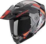 Scorpion ADX-2 GALANE Silver/Black/Red M Přilba