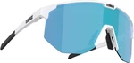 Bliz Hero Small 52411-03 Matt White/Brown w Blue Multi Occhiali da ciclismo