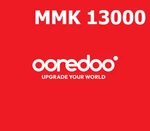 Ooredoo 13000 MMK Mobile Top-up MM