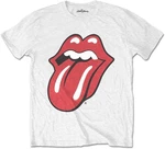 The Rolling Stones Camiseta de manga corta Classic Tongue Unisex Blanco L