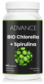 Advance nutraceutics Chlorella + Spirulina BIO 1000 tabliet