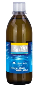 PHARMA ACTIV Koloidné striebro Ag100 50ppm 500 ml