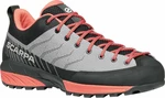Scarpa Mescalito Planet Woman Light Gray/Coral 38,5 Chaussures outdoor femme
