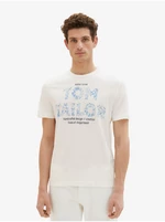 Cream Men's T-Shirt Tom Tailor - Men