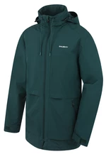 Husky Nevr M XL, dk. green Pánský hardshell kabát