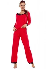 Eldar Arleta červeno-černé Dámské pyžamo S červená