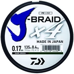 Daiwa splietaná šnúra j-braid 4 tmavo zelená 135m-priemer  0.13 mm / nosnosť 5,9 kg