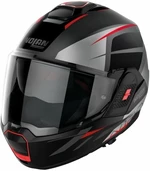 Nolan N120-1 Nightlife N-Com Flat Lava Grey Red/Silver/Black XS Helm