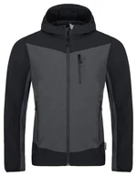 Men's softshell running jacket Kilpi BALANS-M dark grey