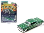 1963 Chevrolet Impala Lowrider Green Metallic with Graphics and Green Interior "Lowriders" Series Limited Edition to 3600 pieces Worldwide 1/64 Dieca