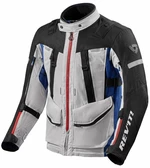 Rev'it! Jacket Sand 4 H2O Silver/Blue L Giacca in tessuto