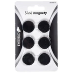 Magnety 24mm 6ks černé